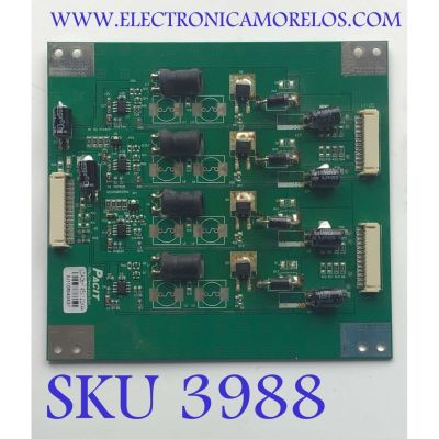 LED DRIVER PARA TV APEX / NUMERO DE PARTE LDA08-145V120XA4 / 2J1106040437 / PANEL T400HW04 V.1 / MODELO LE40H88